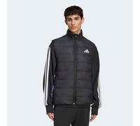 Funktionsweste ADIDAS SPORTSWEAR "ESS 3S L DOWN V", Herren, Gr. S, schwarz, Obermaterial: 100% Polyester. Wattierung: 80% Entendaune, 20% Federn, Westen Funktionsweste (92107403-S) schwarz