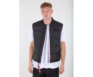Funktionsweste ALPHA INDUSTRIES "Puffer Vest", Herren, Gr. L, schwarz, Obermaterial: 100% Polyester. Futter: 100% Polyester. Füllung: 100% Polyester, Westen Funktionsweste (88178208-L) schwarz