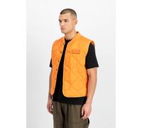 Funktionsweste ALPHA INDUSTRIES "Q-1 Vest", Herren, Gr. S, orange (alpha orange), Obermaterial: 100% Nylon. Futter: 100% Nylon. Füllung: 100% Polyester, Westen Funktionsweste (20914360-S) alpha orange