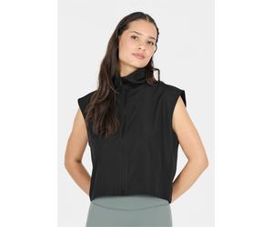 Funktionsweste ATHLECIA "Aiana", Damen, Gr. 34, schwarz, 100% Polyester, kurz, hoch geschlossener Ausschnitt, Westen Funktionsweste, Mit 4-Wege-Stretch (99149916-34) schwarz