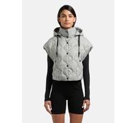 Funktionsweste KHUJO "Ninga", Damen, Gr. M (38), cloud grün, Obermaterial: 100% Nylon. Innenfutter: 100% Nylon. Wattierung: 100% Polyester, lässig geschnitten hüftlang, hoch geschlossener Ausschnitt, 