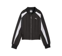 Funktionsweste PUMA "FUTURE.PUMA.ARCHIVE Oversized Jacke Damen", Damen, Gr. M, schwarz-weiß (schwarz), Obermaterial: 100% Polyester. Futter: 100% Polyester. Rippe: 1% Elasthan, 7% Nylon, 92% Polyester