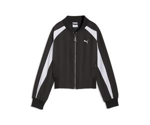 Funktionsweste PUMA "FUTURE.PUMA.ARCHIVE Oversized Jacke Damen", Damen, Gr. XS, schwarz, Obermaterial: 100% Polyester. Futter: 100% Polyester. Rippe: 1% Elasthan, 7% Nylon, 92% Polyester. Einsatz: 100