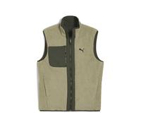 Funktionsweste PUMA "Hybrid Sherpa Wendbare Weste Herren", Herren, Gr. S, grün (lux army grün), Innenmaterial: 100% Polyester. Außenseite: 100% Polyester. Taschenfutter: 100% Polyester, Westen Funktio