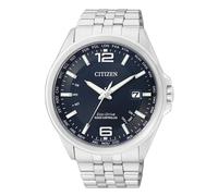 Funkuhr CITIZEN, silber (silberfarben), Armbanduhren, Herren, Funkuhr, Armbanduhr, Herrenuhr, Solar, Edelstahlarmband, Saphirglas, Datum (899040-0) silberfarben