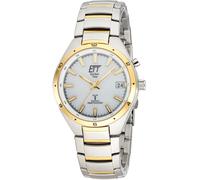 Funkuhr ETT "Altai", silber (silberfarben, goldfarben), Armbanduhren, Herren, Funkuhr, Armbanduhr, Herrenuhr, Datum, Solar (14388520-0) silberfarben, goldfarben