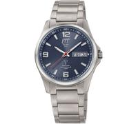 ETT Eco Tech Time EGT-11602-31M Funk-Solar Herrenuhr Everest Gents Titan/Blau