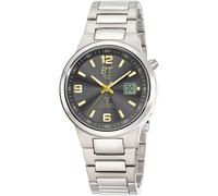 ETT Eco Tech Time Funk Solar Herren Uhr Analog mit Titan Armband EGT-11708-52M