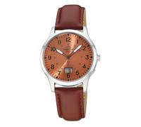 Funkuhr MASTER TIME "Aviation", braun, hellbraun, Armbanduhren, Herren, Quarzuhr, Armbanduhr, Herrenuhr, Lederarmband, analog, digital (37272259-0) braun, hellbraun