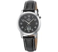 Master Time Funk Quarz Damen Uhr Analog-Digital mit Leder Armband MTLA-10577-24L
