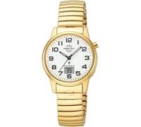 Funkuhr MASTER TIME, gold (goldfarben), Armbanduhren, Damen, Funkuhr, Quarzuhr, Armbanduhr, Damenuhr, Edelstahlarmband, analog, digital (18325451-0)
