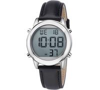 Master Time Funk Quarz Sprechende Herren Uhr Analog mit Leder Armband MTGA-10811-85L