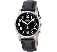 Master Time Funk Quarz Sprechende Herren Uhr Analog mit Leder Armband MTGA-10868-22L