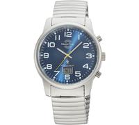 Master Time MTGA-10823-32M Herren-Funkuhr mit Zugband Blau