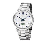 Funkuhr REGENT, edelstahlfarben, Armbanduhren, Herren, Funkuhr, Quarzuhr, Armbanduhr, Herrenuhr, Edelstahlarmband, analog, digital (25235546-0)