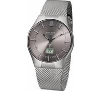 Funkuhr REGENT, silber (silberfarben), Armbanduhren, Herren, Funkuhr, Quarzuhr, Armbanduhr, Herrenuhr, Datum, Edelstahlarmband (422920-0) silberfarben