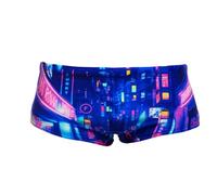 Funky Trunks Cyber City Badehose Herren Sidewinder Trunk chlorresistent, Größe:7