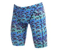 Funky Trunks Jack Stack Jammer Badehose Jungen I Kinder für Training, Freizeit und Strand aus Chlor und Salzwasserbeständigen Material, Kinder Größen:140