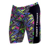 Funky Trunks Jammer Badehose Curl Curl Jungen I Kinder für Training, Freizeit und Strand aus Chlor und Salzwasserbeständigen Material