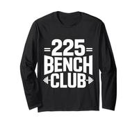 Funny 225 Bench Club Gewichtheben Meilenstein Pride Langarmshirt