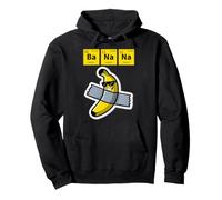 Funny Banana with a Graphic Adhesive Tape Cute Happy Banana Pullover Hoodie