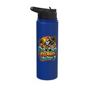 Funny Buff Fitness Gorilla Beach Shorts Summer Sunset Stainless Steel Insulated Water Bottle