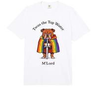 Funny Bulldog Leitungswasser M'Lord Rainbow Schwert Comfort Colors Adult Heavyweight T-Shirt