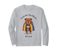 Funny Bulldog Leitungswasser M'Lord Rainbow Schwert Langarmshirt