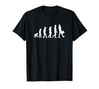 Funny Evolution of Man Business Suit Office Aktentasche Vater T-Shirt