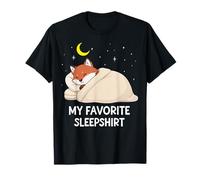 Funny Fox Favorite Sleepshirt Pyjama Zoo Boys Girls Kids T-Shirt