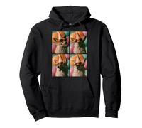 Funny Fox Photobooth Birthday Portrait Men Boys Women Pullover Hoodie
