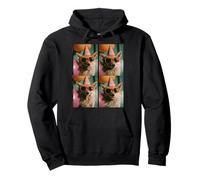 Funny Fox Photobooth Birthday Portrait Men Boys Women Pullover Hoodie