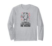 Funny Frog Toad Amphibian Batrachian Frosch Rana Langarmshirt