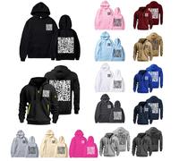 Funny Fu QR Code Hoodie,QR Code Hoodie,Lustig Sweatshirt Mit Kapuze Humorous Hidden Message,QR Code Pullover,Fu QR Code Sweatshirts,Fuck You QR Code Hoodies,Zipper Hoodies Herren Khaki Hoodie Xxl