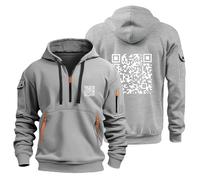 Funny Fu Qr Code Hoodies,Fuck You Kapuzenpullover,Qr Code Hoodie,Qr Code Sweatshirt,Scannable Qr Code Hoodie,Fu Qr Code Shirt,Pullover Herren Winter,Zipper Kapuzenpullover Für Herren