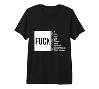 Funny Fuck It You Me Checkbox Quote Premium T-Shirt