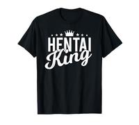 Funny Hentai Ecchi Anime T-Shirt - Hentai King Graphic Tee T-Shirt