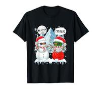 Funny Joke Disc GolfEquipment Cosplay Snowman Xmas Player T-Shirt