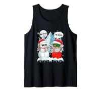 Funny Joke Disc GolfEquipment Cosplay Snowman Xmas Player Tank Top