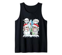 Funny Joke GolfEquipment Cosplay Snowman Xmas Player Fan Tank Top