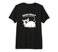 Funny Kawaii Kids Girls Guess What Bull Terrier Butt Lover Premium T-Shirt
