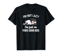 Funny Kawaii Lazy Power Saving Tricolor Cavalier Dog Lover T-Shirt