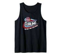 Funny Only Time I Sweep Curling Team Skip Sport Geschenk Tank Top