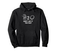 Funny Rebus Puzzle Wordplay Graphic - Don't Say It Too Fast Pullover Hoodie