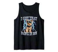 Funny Retro Got That Dawg In Me Yorkshire Terrier Dog Lover Tank Top