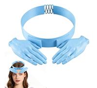 Funny Sun Hat - Hands Free Palm Brim Hat, Unisex Prank Headband Sun Hats for Men Women | Palm Shaped Brim Outdoor Hats for Fishing Golf Hiking Beach Vacation Gardening Work