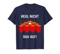 Funny t-Shirt Festival Beer Pong Tshirt for Festival goers b T-Shirt, Herren, Marineblau, 5XL
