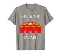 Funny t-Shirt Festival Beer Pong Tshirt for Festival goers b T-Shirt, Herren, Schiefergrau, XXL