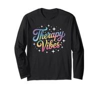 Funny Therapy Vibes Beratungscrew OT Wellness NA Therapie Langarmshirt