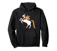 Funny Womens Girls Kids Kawaii Unicorn Red Fox Lover Pullover Hoodie